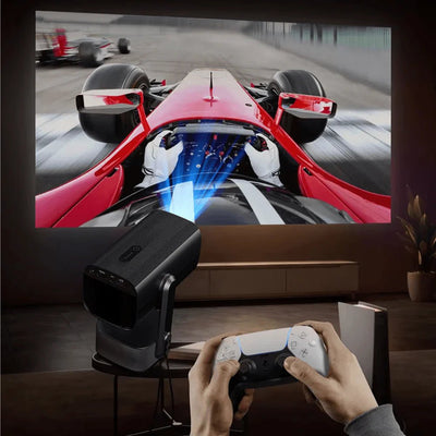 Powerbankli Taşınabilir Android 4K Projeksiyon Cihazı - Bi Elma