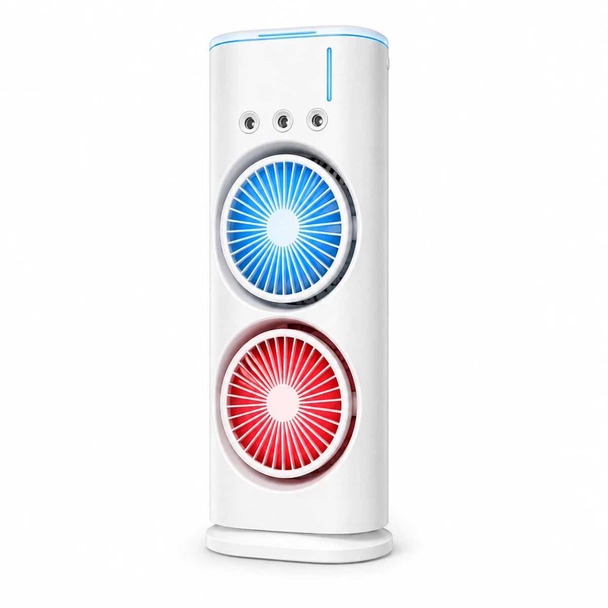 Çift Fanlı Sprey Fan 1800mAh | Mini Klima & Nemlendirici - Bi Elma