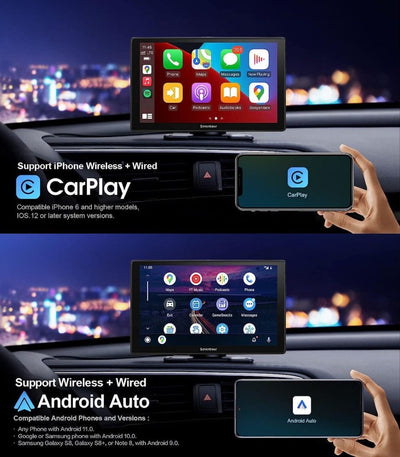 4in1 CarPlay & Android Auto Wireless Adaptör Ekran Yansıtma - Bi Elma