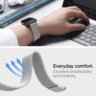 Metal Milano Loop Akıllı Saat Kordonu - Bi Elma