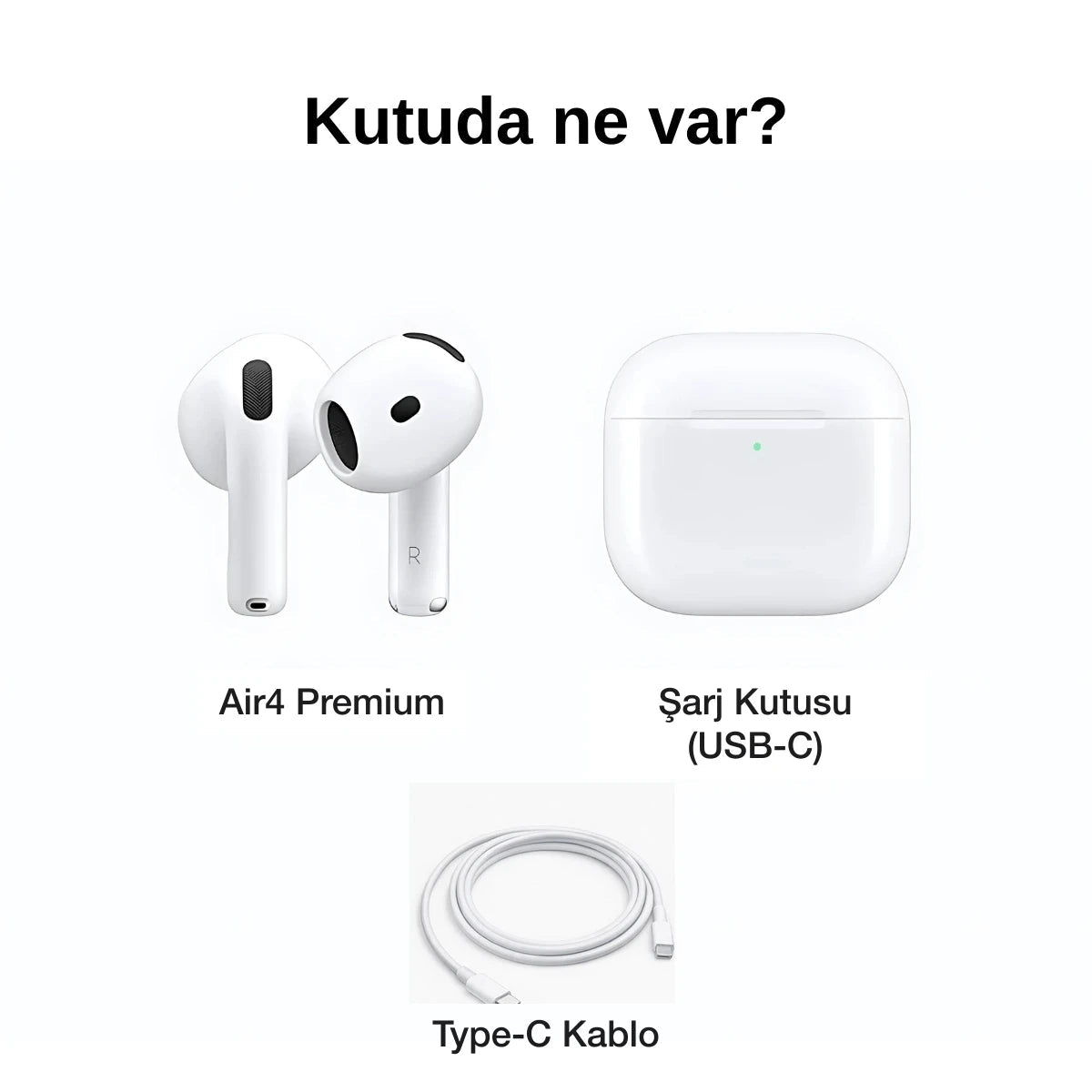 Hello Air4 Premium ANC Bluetooth Kulaklık - Bi Elma