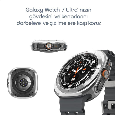 Samsung Watch 7 Ultra Uyumlu Kasa Koruyucu Kılıf - Bi Elma