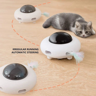 UFO Akıllı Elektronik Kedi Oyuncağı - Bi Elma