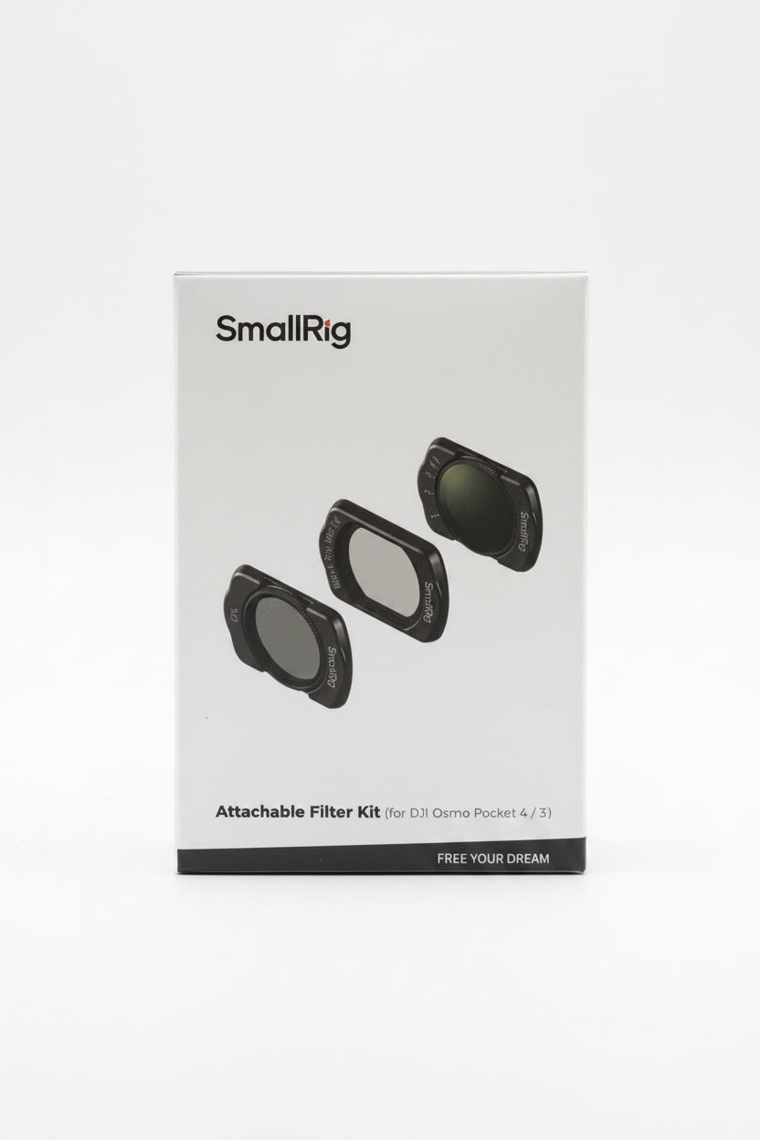 SmallRig DJI Osmo Pocket 4 ve Pocket 3 uyumlu takılabilir filtre kiti