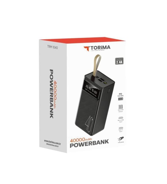 50000 Mah Powerbank - Flashlight Fast Charge Digital 4 Output