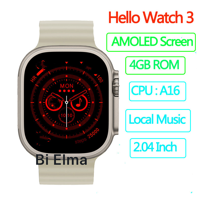 Hello Watch 3+ plus スマートウォッチ - 時計